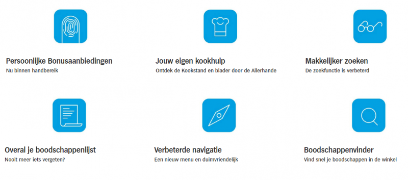 Appie App van albert heijn online boodschappen bestellen