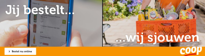Boodschappen gratis bezorging bij coop vanaf 70 euro