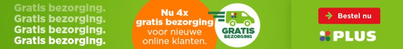 Gratis bezorging boodschappen bij PLUS